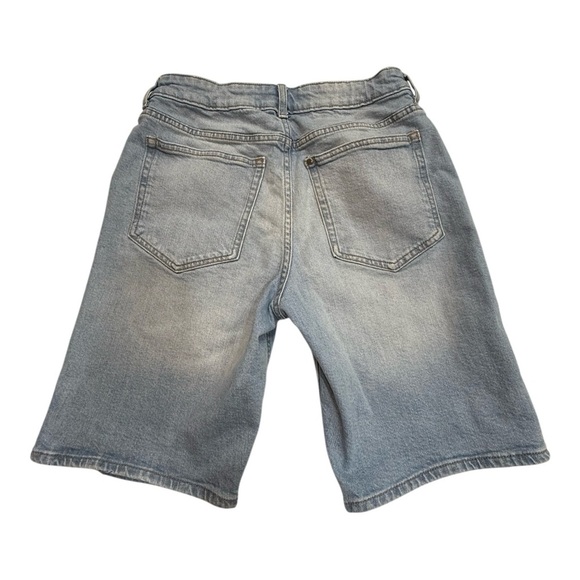 H&M High Waist Jean Shorts Size 8 - Picture 2 of 3